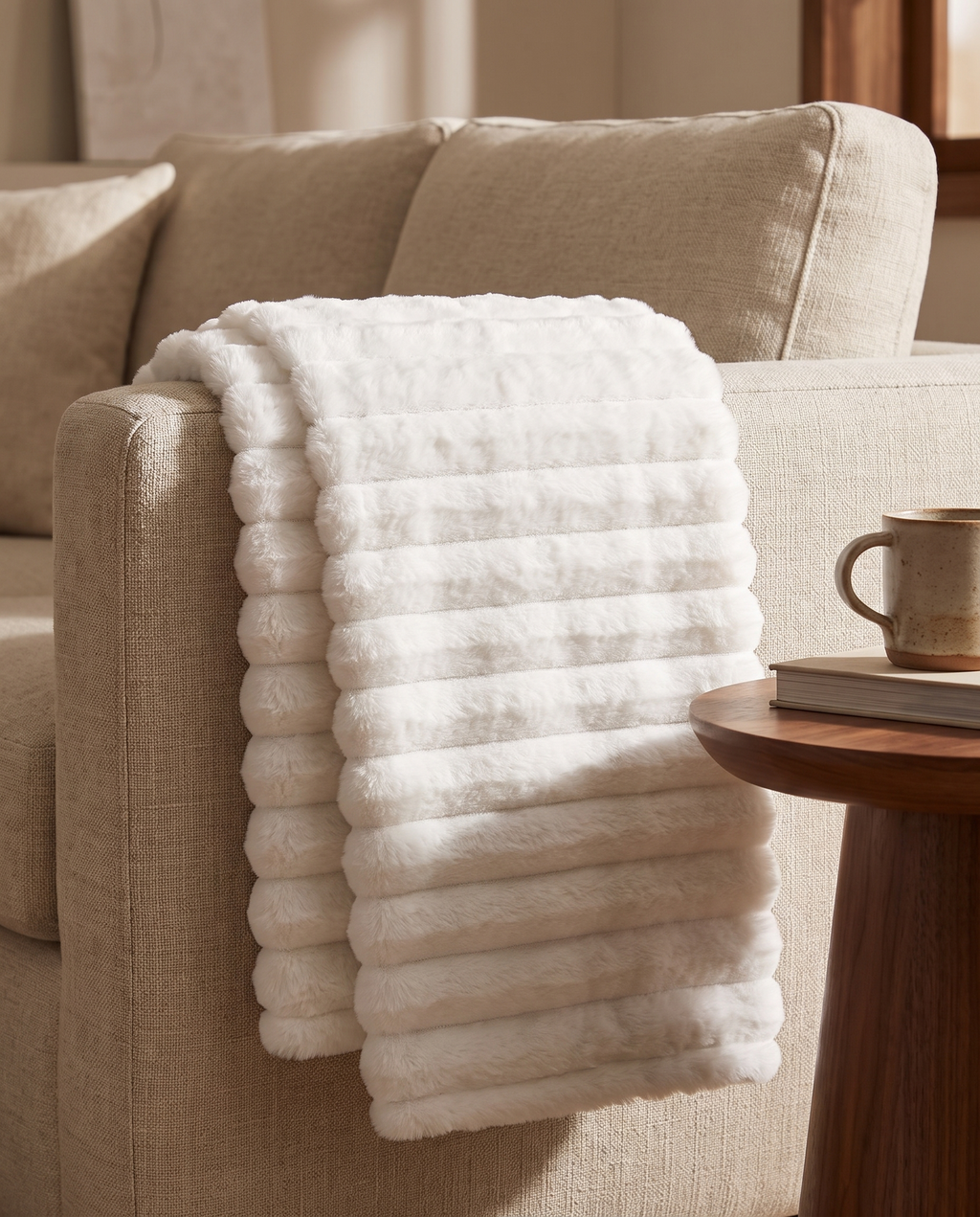 Faux Fur Throw