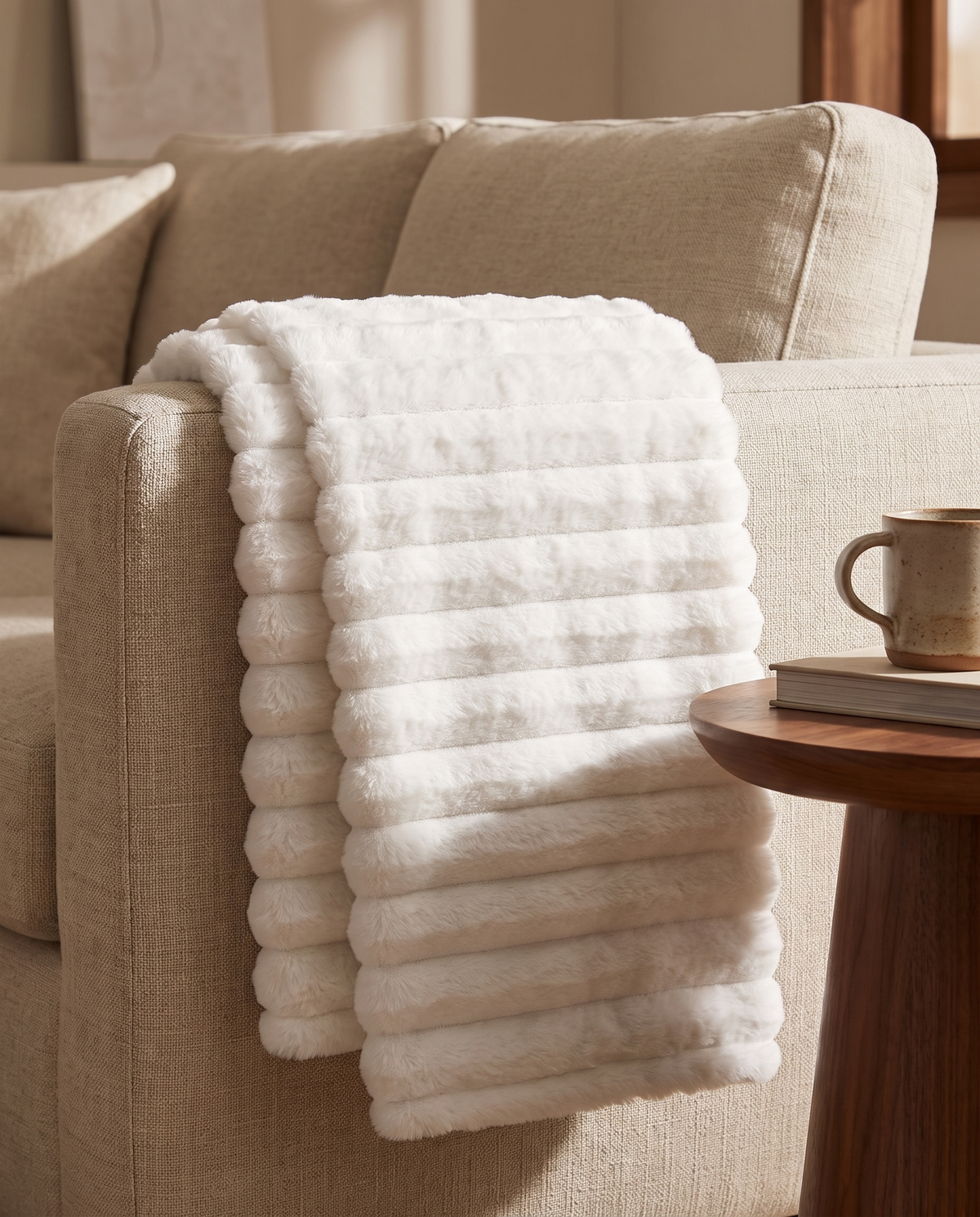 Faux Fur Throw